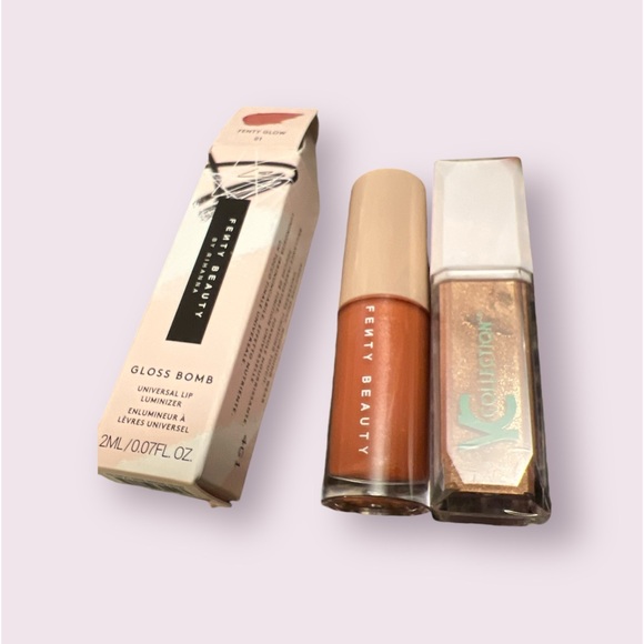 Makeup Bundle Fenty Glow Gloss Bomb, Creamsicle Highlighter, Collagen Mask - Picture 3 of 10